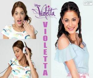 Puzzle Ένα κορίτσι φωτεινή και γεμάτη ζωή Violetta