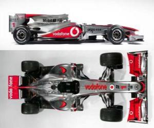 Puzzle Αεροφωτογραφία πλευρά της McLaren MP4-25