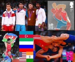 Puzzle Ανδρικά freestyle 60 kg 60kg London 2012