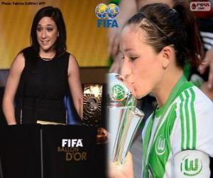 Puzzle Γυναικεία FIFA World Player του νικητή έτους 2014 Nadine Kessler