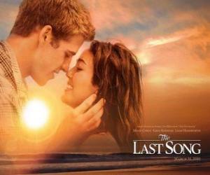 Puzzle Διαφημιστική αφίσα The Last Song (Miley Cyrus και Hemsworth Liam)