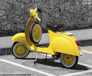 Puzzle Κίτρινο Vespa