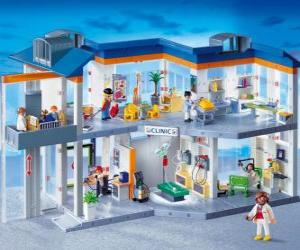 Puzzle Κλινική Playmobil