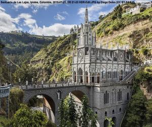 Puzzle Κολομβία, άδυτο της Virgin Las Lajas