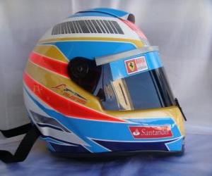 Puzzle Κράνος Fernando Alonso 2010