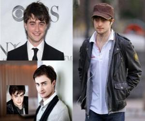 Puzzle Ο Daniel Radcliffe είναι Βρετανός ηθοποιός του κινηματογράφου, της τηλεόρασης και το θέατρο που γυρίστηκε για την δόξα για να παίζουν το αστέρι της σειράς Harry Potter ταινία.