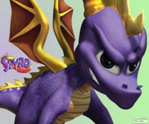 Puzzle Ο νεαρός δράκος Spyro, κύριος πρωταγωνιστής της Spyro the Dragon video games