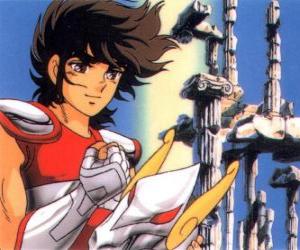 Puzzle Πήγασος Seiya, ο κύριος χαρακτήρας του Saint Seiya ή Ιππότες του ζωδιακού κύκλου