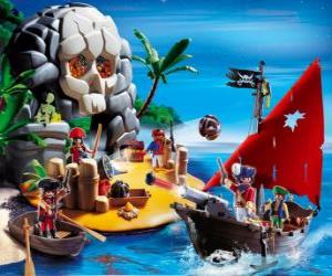 Puzzle Πειρατές Playmobil Scene