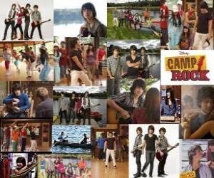 Puzzle Πολλές φωτογραφίες του Camp Rock