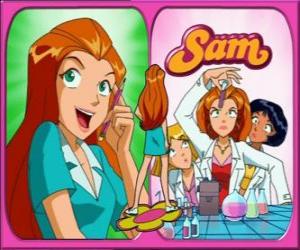 Puzzle Σαμ, ένας από τους τρεις κατασκόπους από Totally Spies