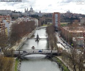 Puzzle Στον ποταμό Manzanares, Μαδρίτη