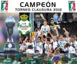 Puzzle Συλλόγου Santos Laguna, πρωταθλητής Clausura Μεξικό 2012