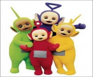 Puzzle Τελετάμπις: Laa-Laa, Tinky Winky, Po και Dipsy