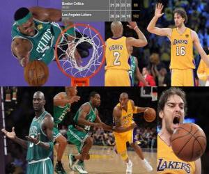 Puzzle Τελικοί του ΝΒΑ 2009-10, Game 1, Boston Celtics 89 - Los Angeles Lakers 102