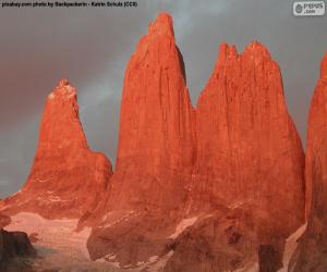 Puzzle Το torres del Paine, Χιλή