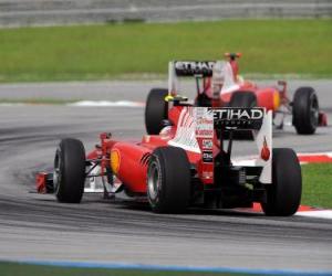 Puzzle Φερνάντο Αλόνσο - Ferrari - Sepang 2010