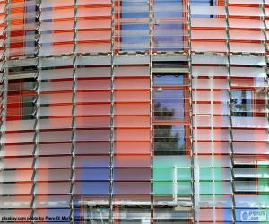 Puzzle πρόσοψη Torre Agbar, Βαρκελώνη